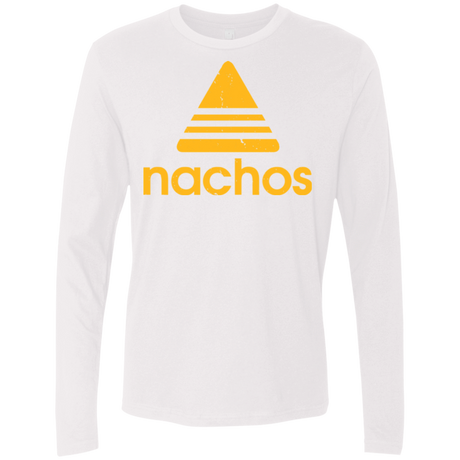 T-Shirts White / Small Nachos Men's Premium Long Sleeve