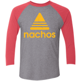 T-Shirts Premium Heather/ Vintage Red / X-Small Nachos Triblend 3/4 Sleeve