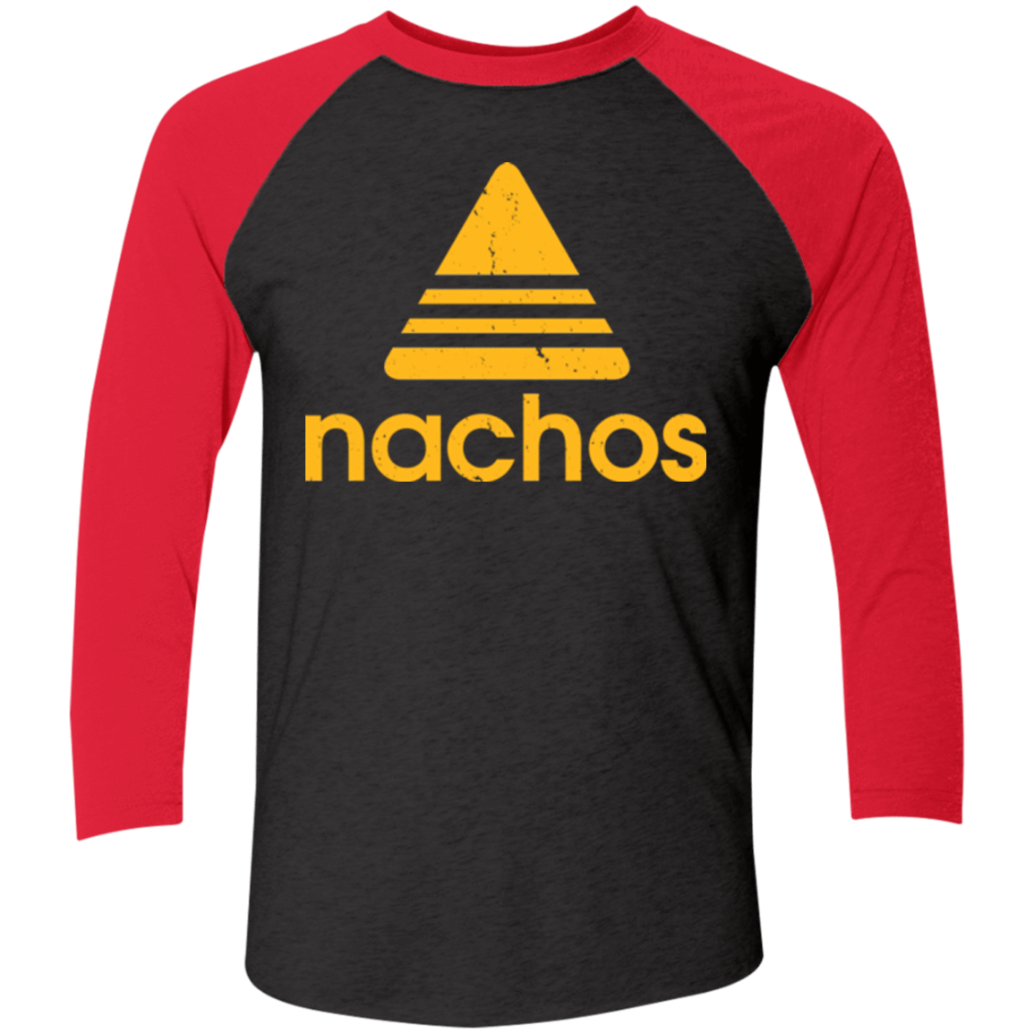 T-Shirts Vintage Black/Vintage Red / X-Small Nachos Triblend 3/4 Sleeve
