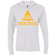 T-Shirts Heather White / X-Small Nachos Triblend Long Sleeve Hoodie Tee