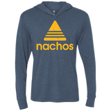T-Shirts Indigo / X-Small Nachos Triblend Long Sleeve Hoodie Tee