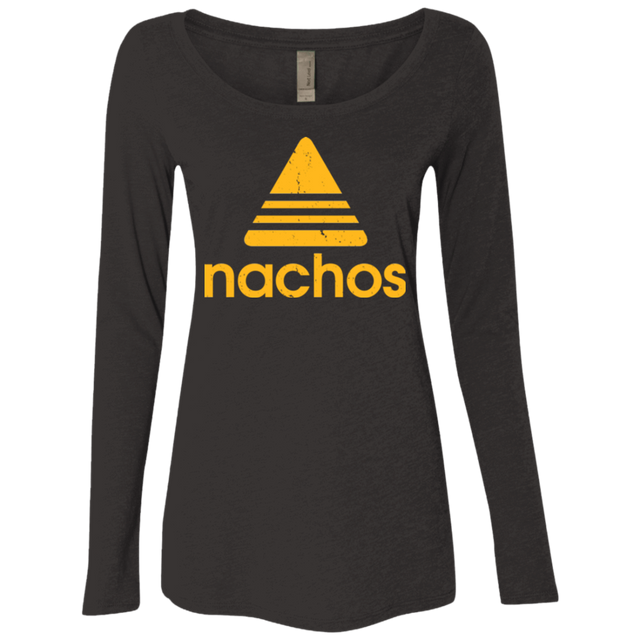 T-Shirts Vintage Black / Small Nachos Women's Triblend Long Sleeve Shirt
