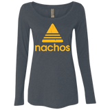 T-Shirts Vintage Navy / Small Nachos Women's Triblend Long Sleeve Shirt
