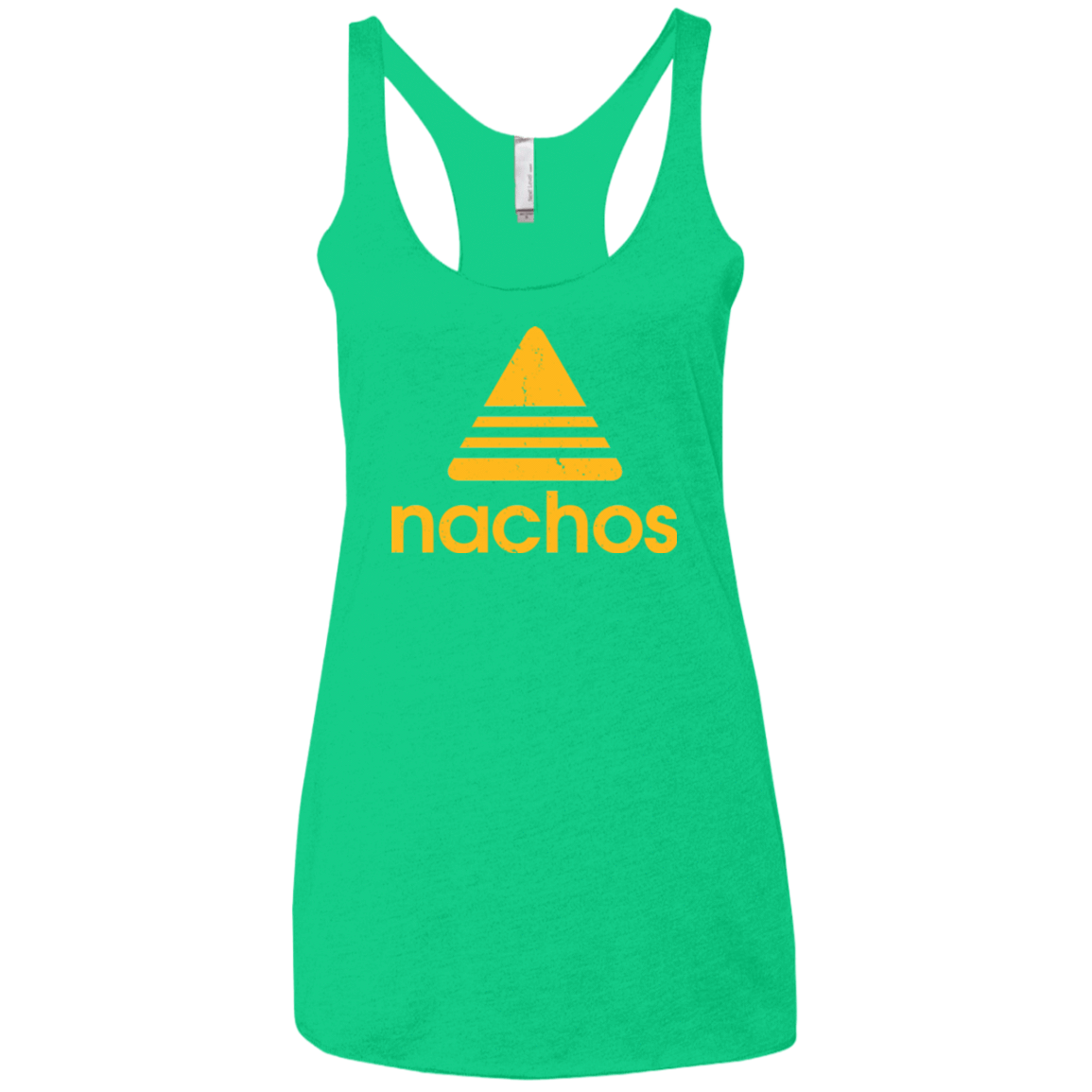 T-Shirts Envy / X-Small Nachos Women's Triblend Racerback Tank