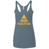 T-Shirts Indigo / X-Small Nachos Women's Triblend Racerback Tank