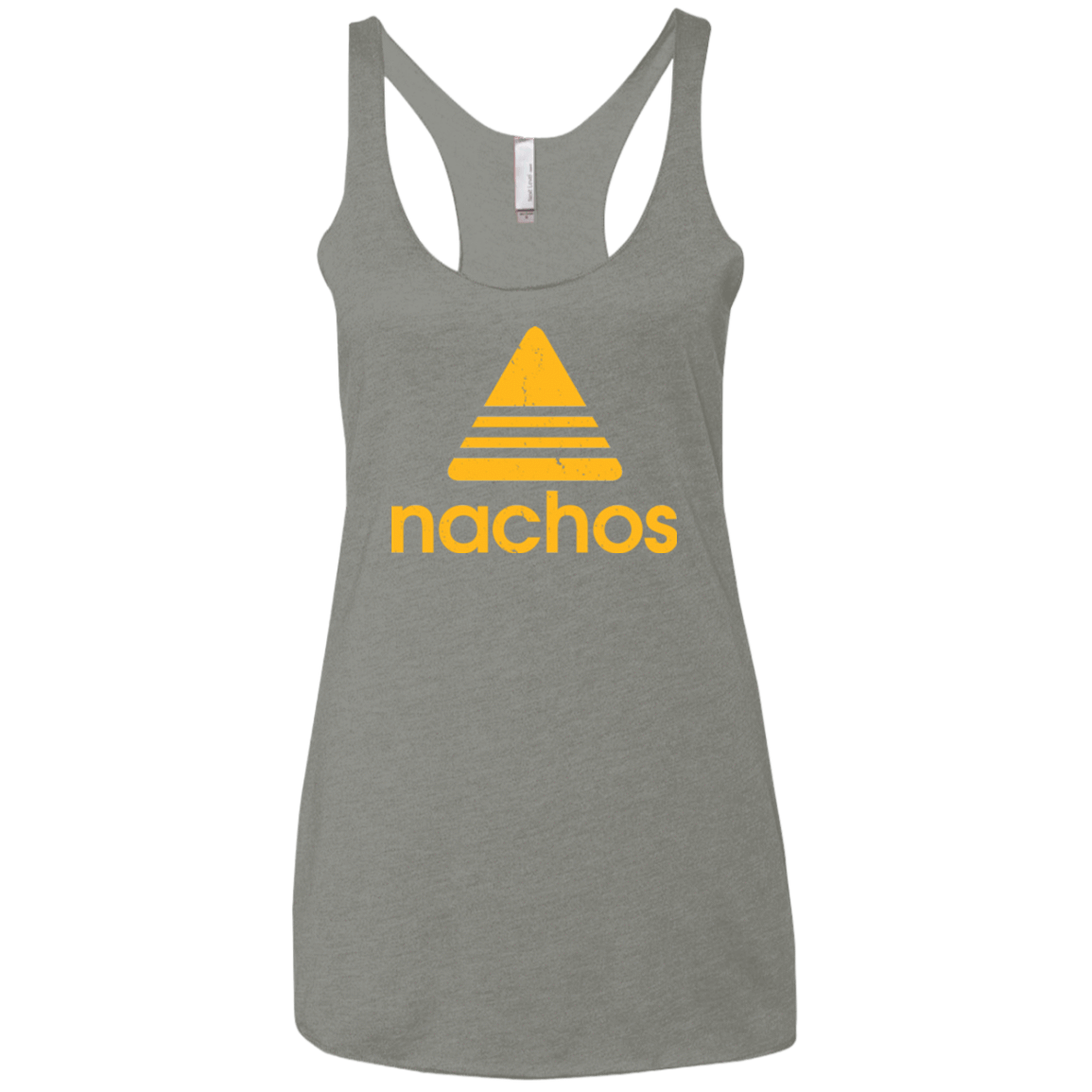 T-Shirts Venetian Grey / X-Small Nachos Women's Triblend Racerback Tank