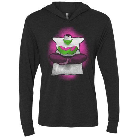 T-Shirts Vintage Black / X-Small Namekian Triblend Long Sleeve Hoodie Tee