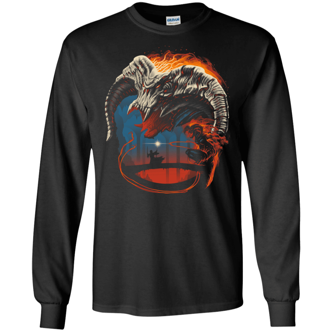 T-Shirts Black / S Nameless Terror Men's Long Sleeve T-Shirt
