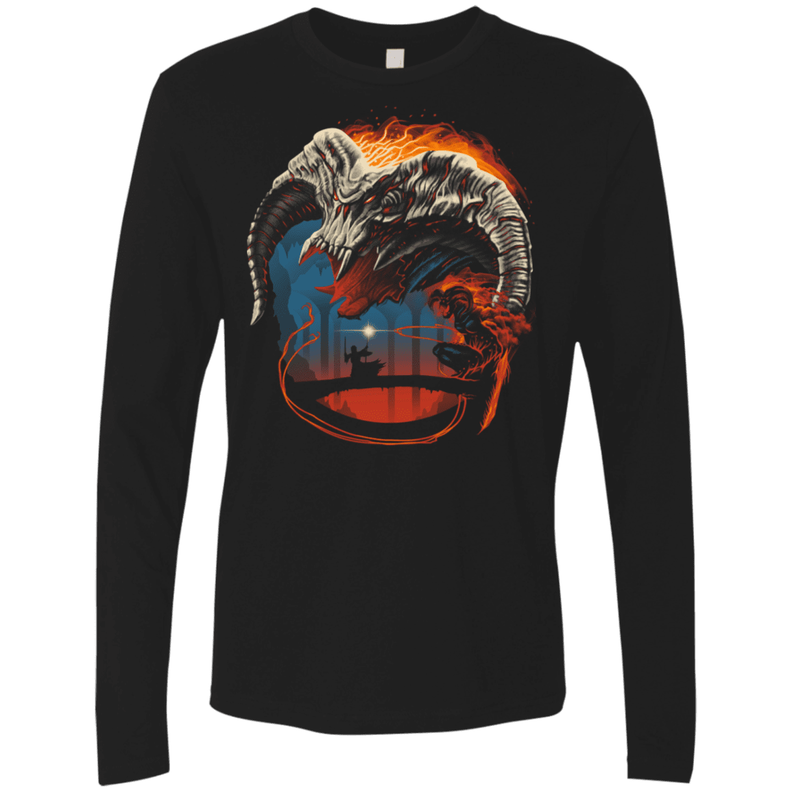 T-Shirts Black / S Nameless Terror Men's Premium Long Sleeve