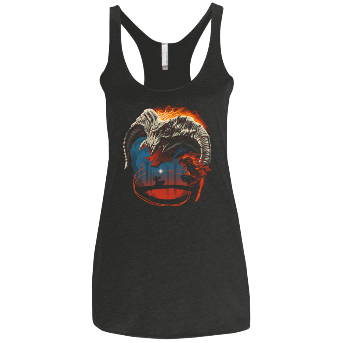 T-Shirts Vintage Black / X-Small Nameless Terror Women's Triblend Racerback Tank