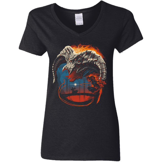 T-Shirts Black / S Nameless Terror Women's V-Neck T-Shirt