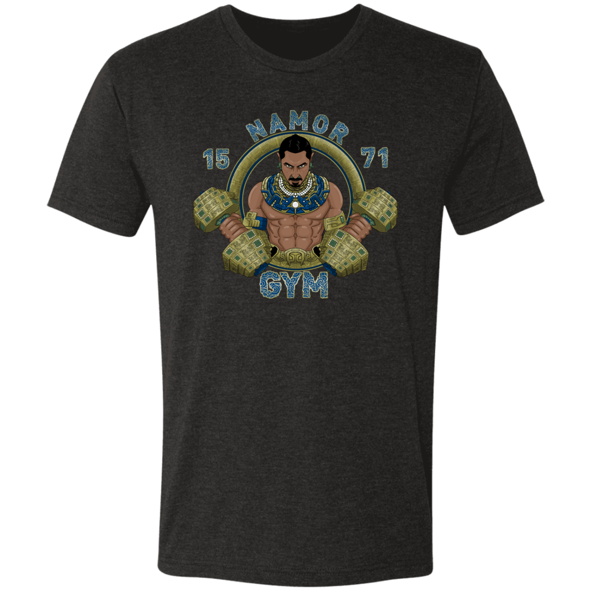 T-Shirts Vintage Black / S Namor Gym Men's Triblend T-Shirt