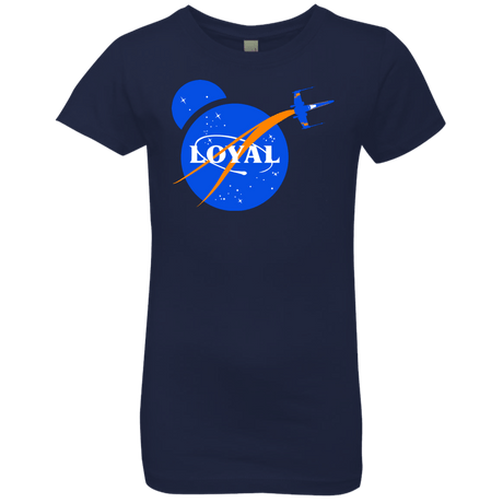 T-Shirts Midnight Navy / YXS Nasa Dameron Loyal Girls Premium T-Shirt
