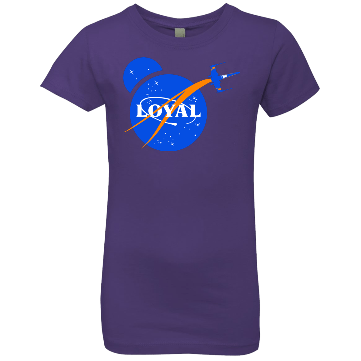 T-Shirts Purple Rush / YXS Nasa Dameron Loyal Girls Premium T-Shirt