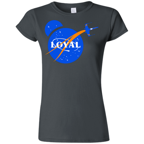 T-Shirts Charcoal / S Nasa Dameron Loyal Junior Slimmer-Fit T-Shirt