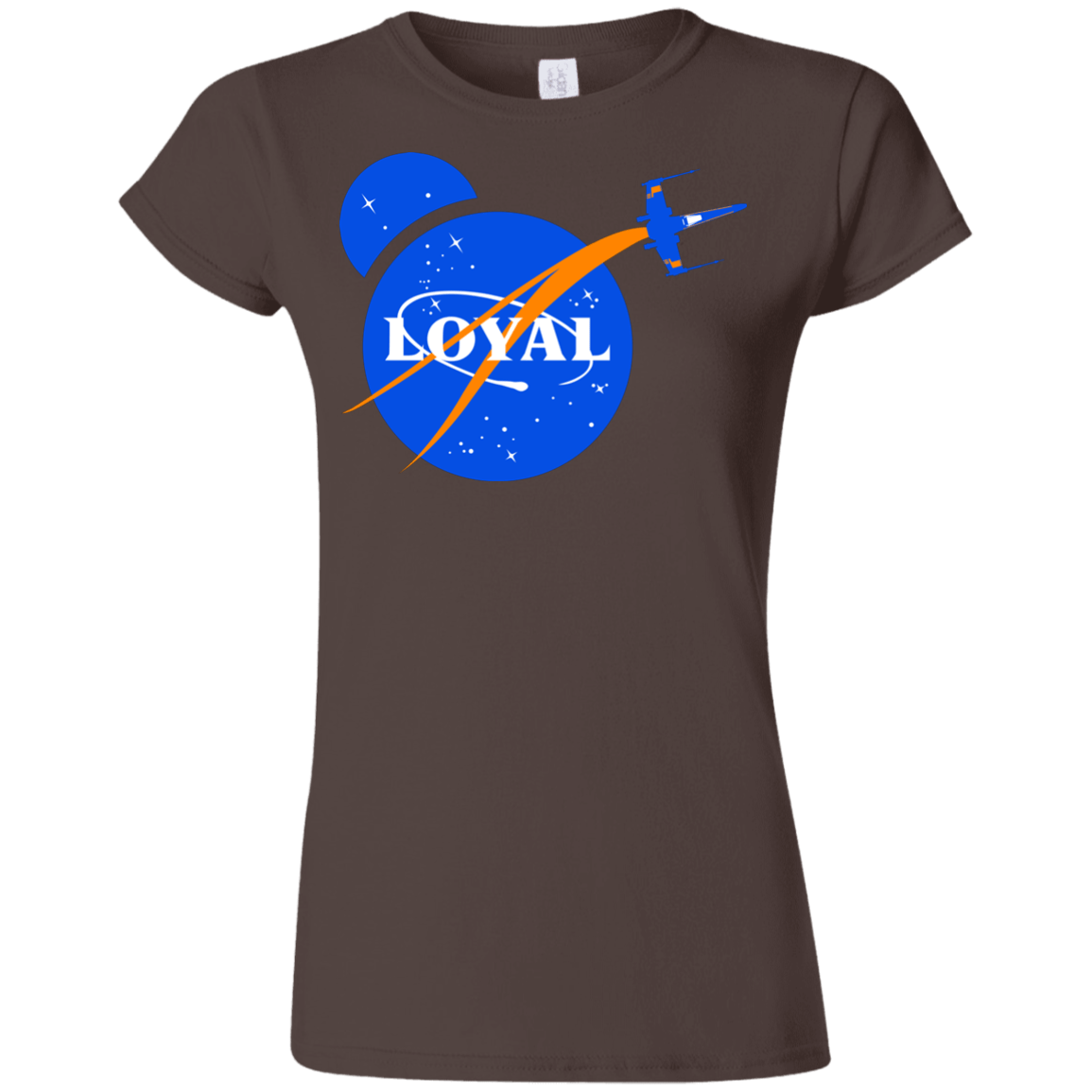 T-Shirts Dark Chocolate / S Nasa Dameron Loyal Junior Slimmer-Fit T-Shirt