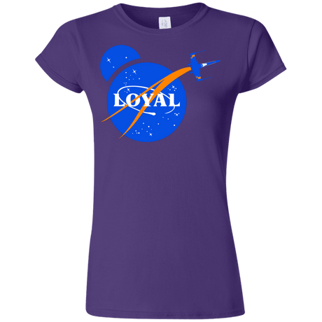 T-Shirts Purple / S Nasa Dameron Loyal Junior Slimmer-Fit T-Shirt