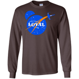 T-Shirts Dark Chocolate / S Nasa Dameron Loyal Men's Long Sleeve T-Shirt