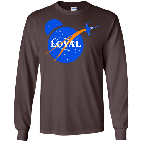 T-Shirts Dark Chocolate / S Nasa Dameron Loyal Men's Long Sleeve T-Shirt