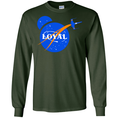 T-Shirts Forest Green / S Nasa Dameron Loyal Men's Long Sleeve T-Shirt