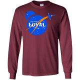 T-Shirts Maroon / S Nasa Dameron Loyal Men's Long Sleeve T-Shirt