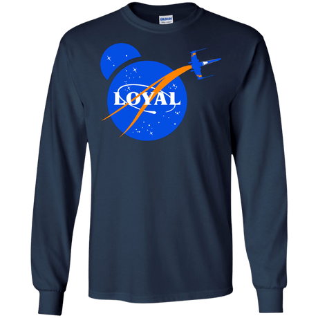 T-Shirts Navy / S Nasa Dameron Loyal Men's Long Sleeve T-Shirt