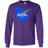 T-Shirts Purple / S Nasa Dameron Loyal Men's Long Sleeve T-Shirt