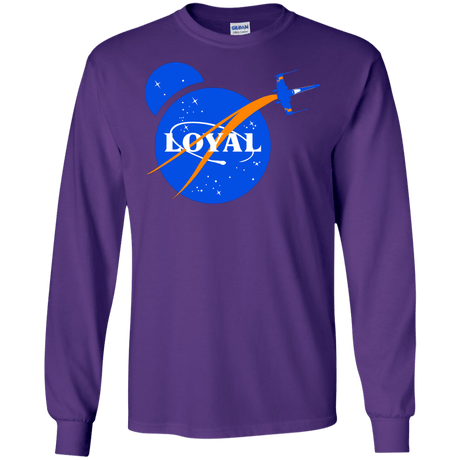 T-Shirts Purple / S Nasa Dameron Loyal Men's Long Sleeve T-Shirt