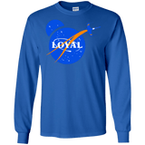 T-Shirts Royal / S Nasa Dameron Loyal Men's Long Sleeve T-Shirt