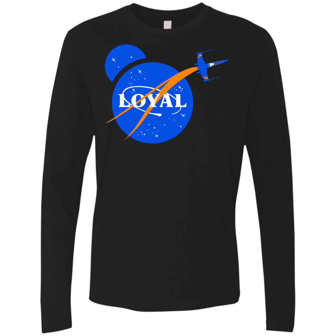 T-Shirts Black / S Nasa Dameron Loyal Men's Premium Long Sleeve