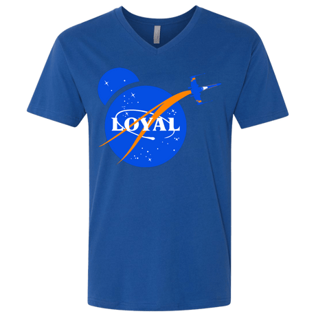 T-Shirts Royal / X-Small Nasa Dameron Loyal Men's Premium V-Neck