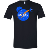 T-Shirts Black / X-Small Nasa Dameron Loyal Men's Semi-Fitted Softstyle
