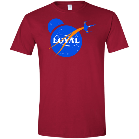T-Shirts Cardinal Red / S Nasa Dameron Loyal Men's Semi-Fitted Softstyle
