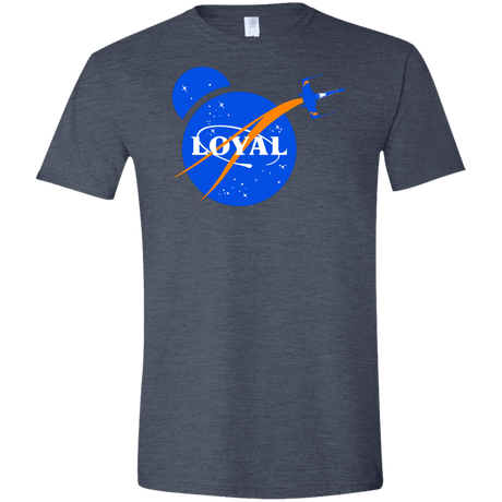 T-Shirts Heather Navy / S Nasa Dameron Loyal Men's Semi-Fitted Softstyle