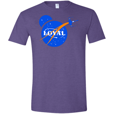 T-Shirts Heather Purple / S Nasa Dameron Loyal Men's Semi-Fitted Softstyle