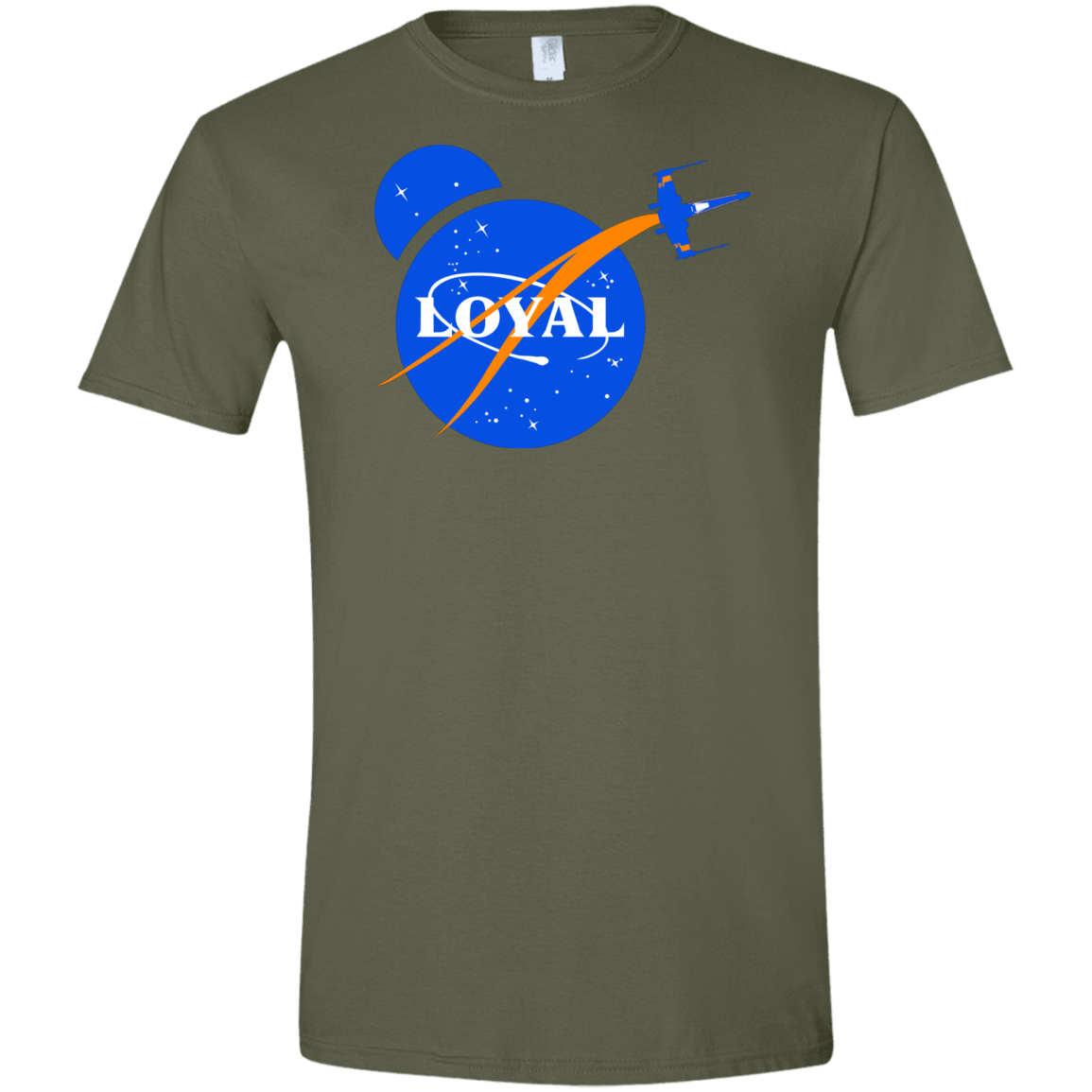 T-Shirts Military Green / S Nasa Dameron Loyal Men's Semi-Fitted Softstyle