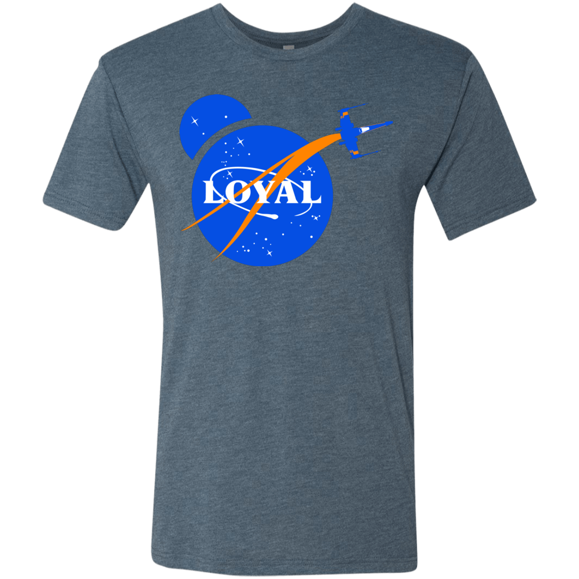T-Shirts Indigo / S Nasa Dameron Loyal Men's Triblend T-Shirt