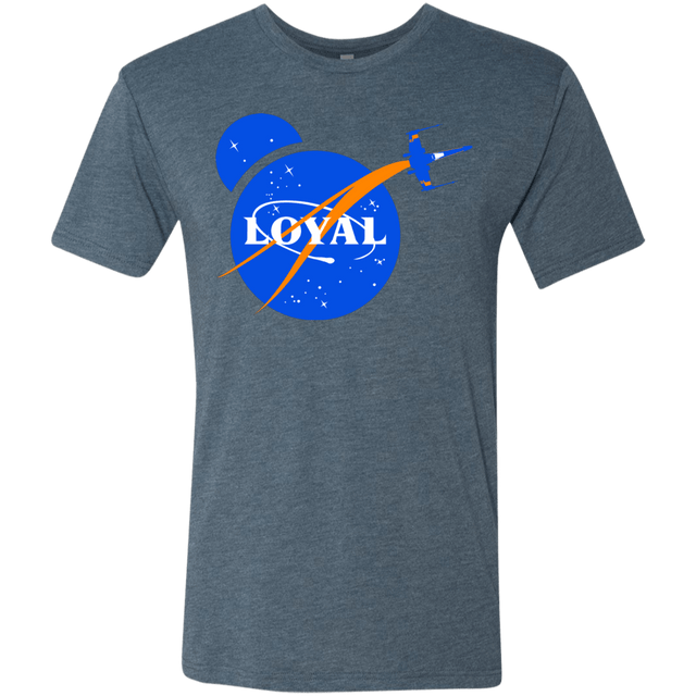 T-Shirts Indigo / S Nasa Dameron Loyal Men's Triblend T-Shirt