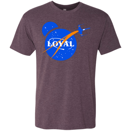 T-Shirts Vintage Purple / S Nasa Dameron Loyal Men's Triblend T-Shirt