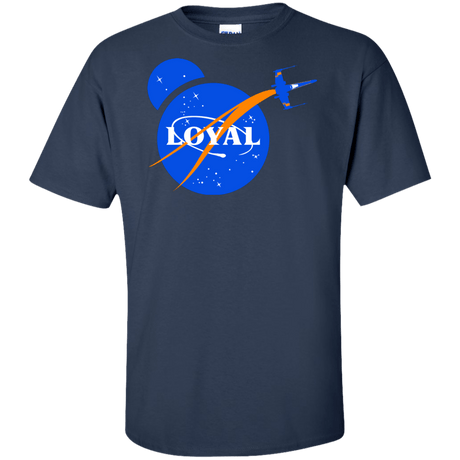 T-Shirts Navy / XLT Nasa Dameron Loyal Tall T-Shirt