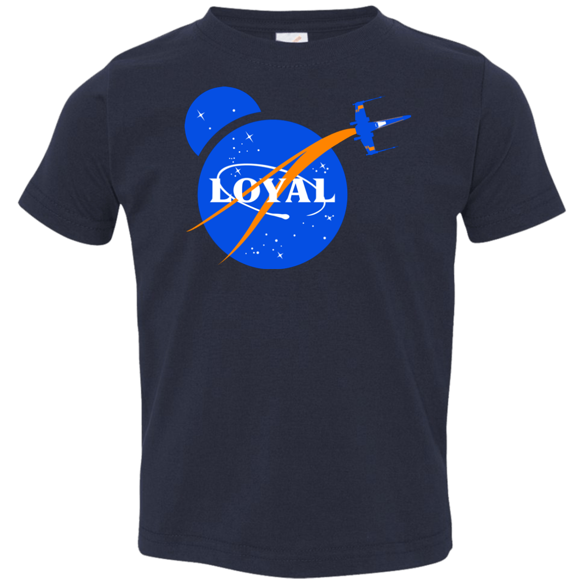 T-Shirts Navy / 2T Nasa Dameron Loyal Toddler Premium T-Shirt