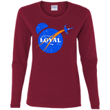 T-Shirts Cardinal / S Nasa Dameron Loyal Women's Long Sleeve T-Shirt
