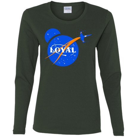 T-Shirts Forest / S Nasa Dameron Loyal Women's Long Sleeve T-Shirt