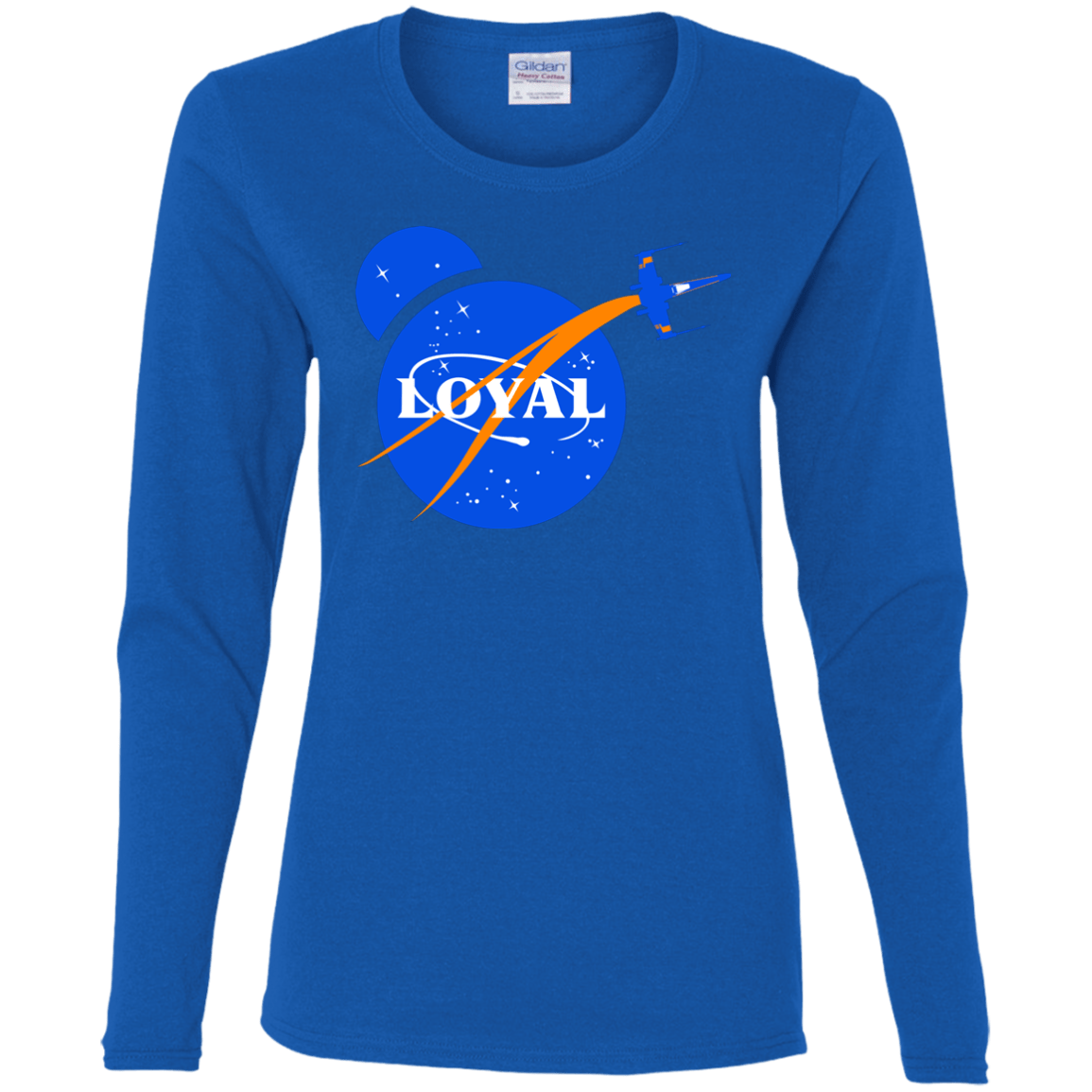 T-Shirts Royal / S Nasa Dameron Loyal Women's Long Sleeve T-Shirt