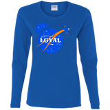 T-Shirts Royal / S Nasa Dameron Loyal Women's Long Sleeve T-Shirt