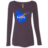 T-Shirts Vintage Purple / S Nasa Dameron Loyal Women's Triblend Long Sleeve Shirt
