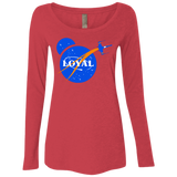 T-Shirts Vintage Red / S Nasa Dameron Loyal Women's Triblend Long Sleeve Shirt