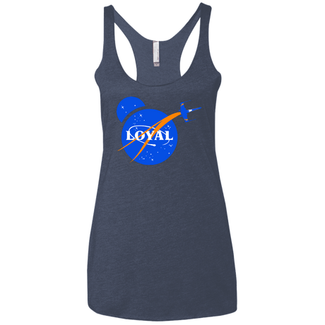 T-Shirts Vintage Navy / X-Small Nasa Dameron Loyal Women's Triblend Racerback Tank