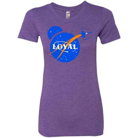 T-Shirts Purple Rush / S Nasa Dameron Loyal Women's Triblend T-Shirt