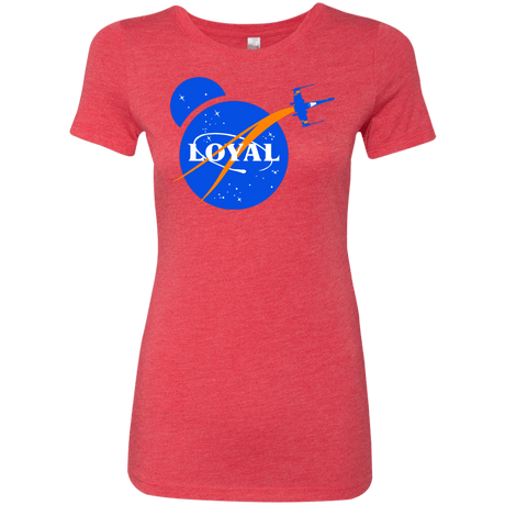 T-Shirts Vintage Red / S Nasa Dameron Loyal Women's Triblend T-Shirt